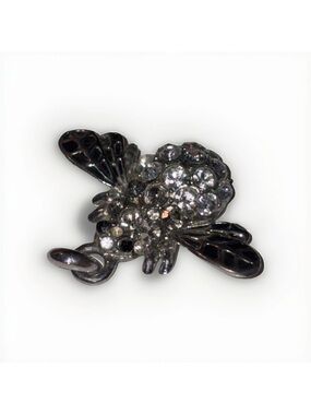 Vintage Flying Insect Pendant-Silver-Tone